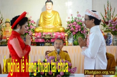 Ý nghĩa lễ Hằng Thuận tại chùa