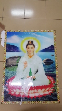 Tranh ghép hình Phật Bà Quan Âm