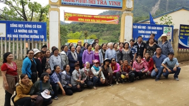 Chùa Bửu Đà phát quà cho đồng bào dân tộc miền núi Nam Trà My tỉnh Quảng Nam ngày 24-25/02/2018