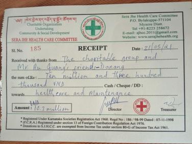 Thông báo dừng nhận kêu gọi cúng dường đến chư Tăng tu viện Sera Jey (Ấn Độ)