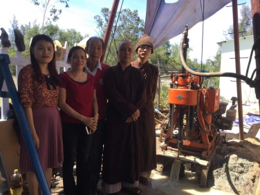 Chùa Bửu Đà hỗ trợ giếng khoan Vạn Phúc 3 tại trường mẫu giáo Bình Phục (Thăng Bình, Quảng Nam)