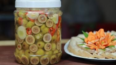 Cách làm Sung Muối dưa chuẩn vị món ăn người Việt