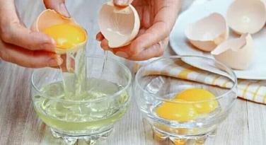 Chữa bỏng bằng lòng trắng trứng