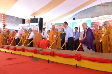 Học viện Phật giáo VN tại TP.HCM: Lễ động thổ xây dựng ngôi chánh điện