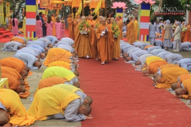 Lâm Đồng: Trang nghiêm lễ khai mạc Đại giới đàn Đạo Quang