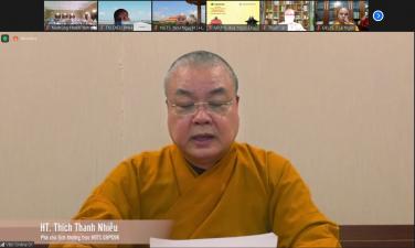 Lễ bế mạc hội thảo online 'Giáo Hội Phật Giáo Việt Nam: 40 năm hội nhập và phát triển cùng đất nước'
