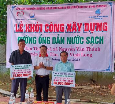 Chùa Bửu Đà: thông báo hoàn thành công trình nước sạch tại Tân Thành (Vĩnh Long)