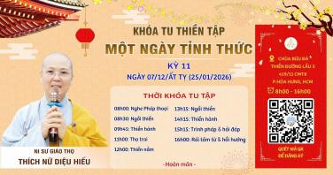 KHÓA TU MỘT NGÀY TỈNH THỨC