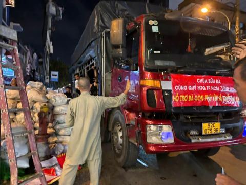 Chùa Bửu Đà: tổng kết thu - chi chương trình cứu trợ miền Bắc - miền Trung tháng 10,11,12/2025