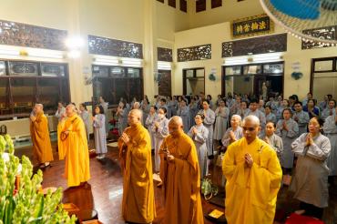 Chùa Bửu Đà: hình ảnh khoá lễ Thí thực, Thuyết Giảng và Sám hối cuối cùng của năm Ất Tỵ