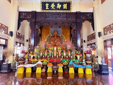 Trang nghiêm Bảo Điện cung đón tân xuân