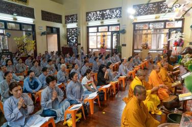 Hình ảnh hoàn mãn Đàn Dược Sư và Khóa lễ Cầu An đầu năm ngày mùng 08 tháng Giêng năm Bính Ngọ tại chùa Bửu Đà.