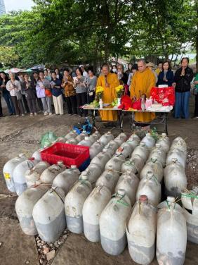 Hình ảnh phóng sanh định kỳ tháng 01/Bính Ngọ