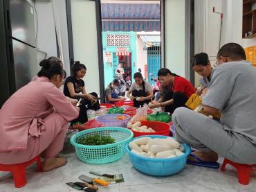 Thông báo: Công quả tại Bếp yêu thương chùa Bửu Đà