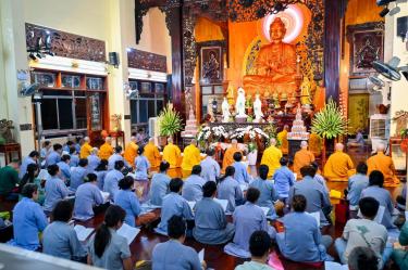 Chùa Bửu Đà: Hình ảnh khoá lễ Thí thực cô hồn, Thuyết pháp và Sám hối định kỳ ngày 14/05AL năm Bính Ngọ