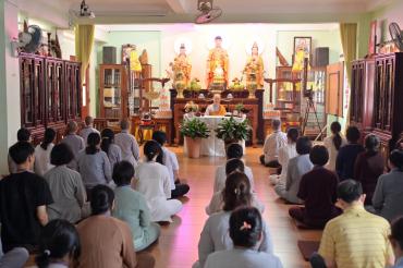 Chùa Bửu Đà: Hình ảnh khoá tu 
