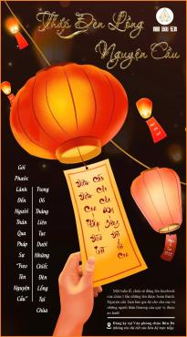 CHÙA BỬU ĐÀ: LỒNG ĐÈN ƯỚC NGUYỆN MÙA VU LAN