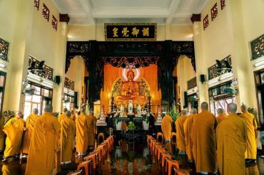 Lễ Bố tát kỳ 03 - mùa An cư Kiết hạ 2026 tại hạ trường chùa Bửu Đà.