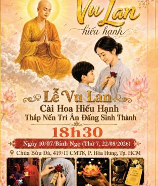 CHƯƠNG TRÌNH VU LAN 2026 - CÁNH THƯ VU LAN: GÓI NHỚ, GỬI THƯƠNG