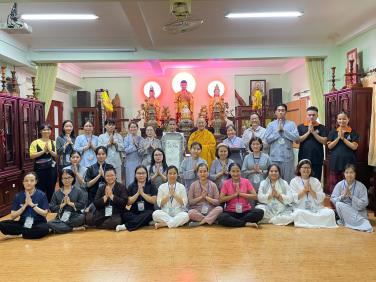 Chùa Bửu Đà tham dự khóa tu Một Ngày Tỉnh Thức kỳ 09/2025.