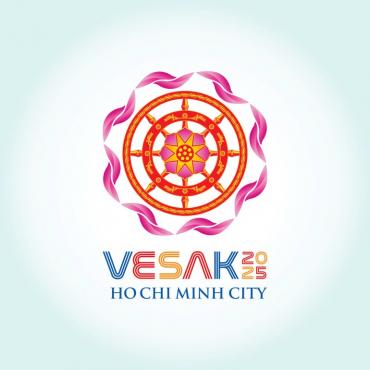 Logo (biểu trưng) chính thức của Đại lễ Vesak Liên Hiệp Quốc 2025 tại Việt Nam