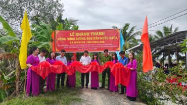 KHÁNH THÀNH CÔNG TRÌNH - ĐƯỜNG ỐNG DẪN NƯỚC SẠCH