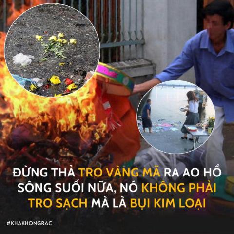 Tro vàng mã – Đừng để lòng thành trở thành gánh nặng cho môi trường