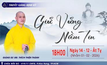 thính pháp với chủ đề: "Giữ vững niềm ...