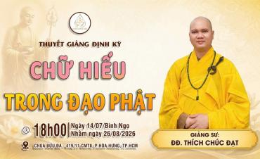 Thính pháp chủ đề: Chữ Hiếu Trong Đạo Phật - ...