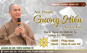 Thính Pháp Chủ Đề: "Nối Truyền Gương Hiếu Người Xưa"