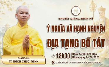 Thính pháp chủ đề: "Ý nghĩa và hành nguyện ...